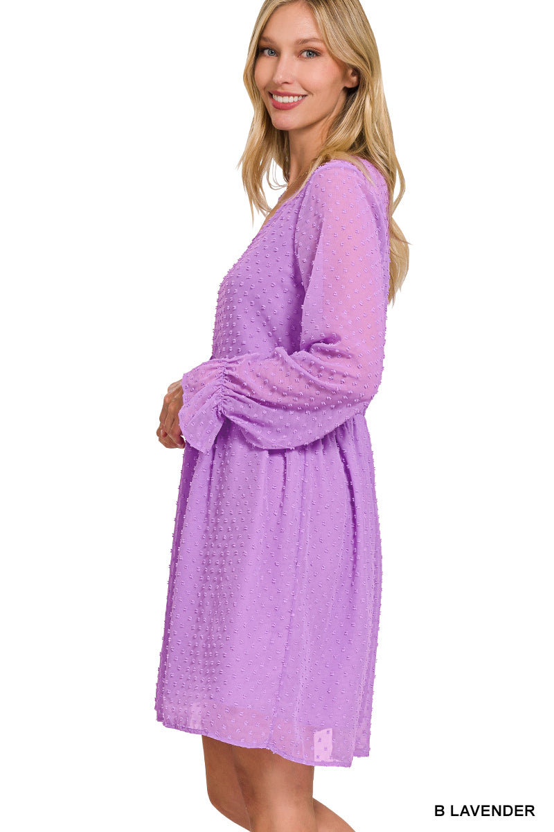 Lilac Glow Swiss Dot Dress Cashmere Clothing Co Lilac Glow Swiss Dot Dress Cashmere Clothing Co
