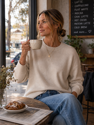 Soft Spoken Cashmere Blend Pullover