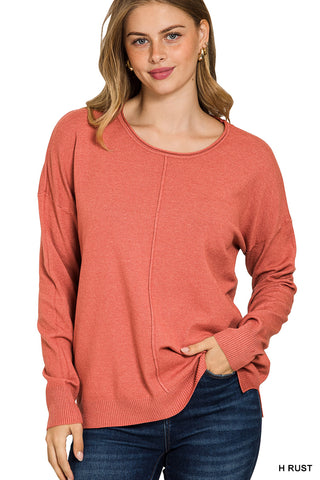 Luxe Front Seam Sweater