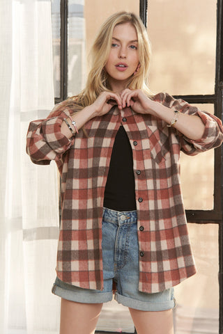 Fireside Chat Wool Blend Shacket