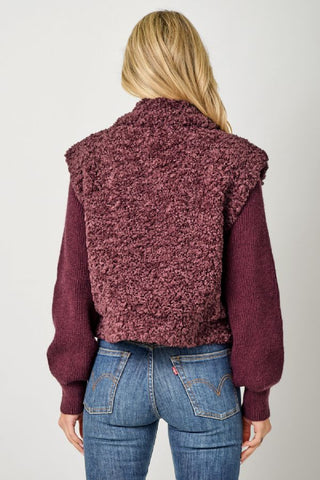 Merlot Cozy Blend Jacket