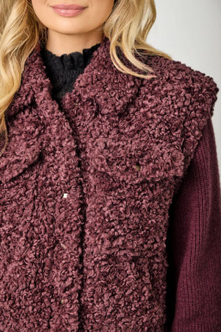 Merlot Cozy Blend Jacket