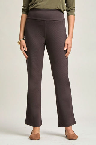 Chocolate Illusion Slim Straight Slacks