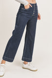 Button Fly Ankle Jeans