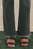 Grey Button Fly Jeans