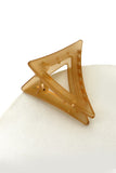 Translucent Triangle Hair Claw