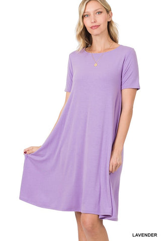 Short Sleeved T Shirt Dress