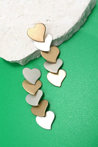 Heart Dangle Earrings